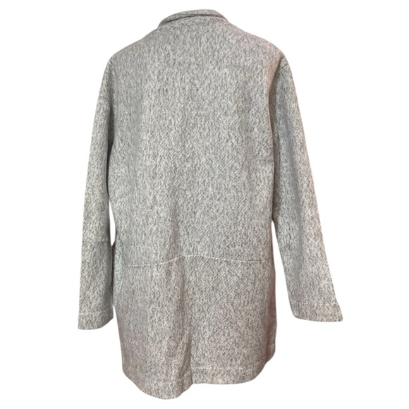 Express Women’s M Grey Cardigan Jacket Open Coat Neutral Career Office - Picture 4 of 8